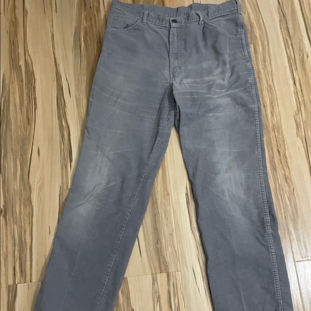 Gray Corduroy Pants